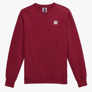 THE NORTH FACE  Heritage Patch Crew mens size small burgundy